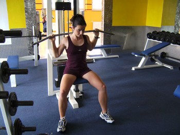 Training im Fitness-Studio 1